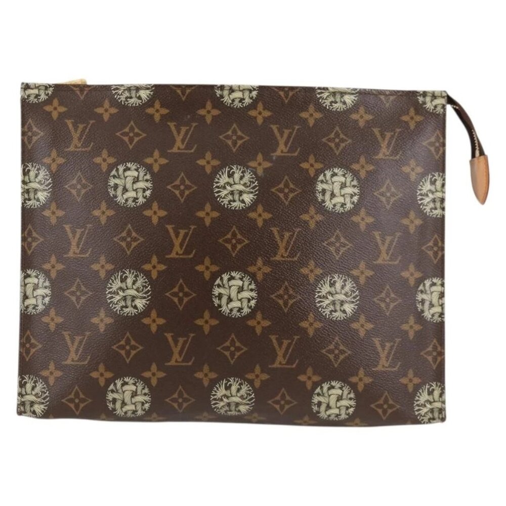 LOUIS VUITTON Monogram Pochette Voyage Clutch Bag M41513 LV Auth 131809V - Picture 2 of 16